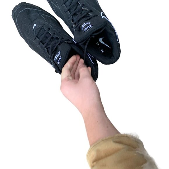 VINTAGE 2000 Nike Cross Trainer Shoes Size 9 Black - Picture 8 of 10